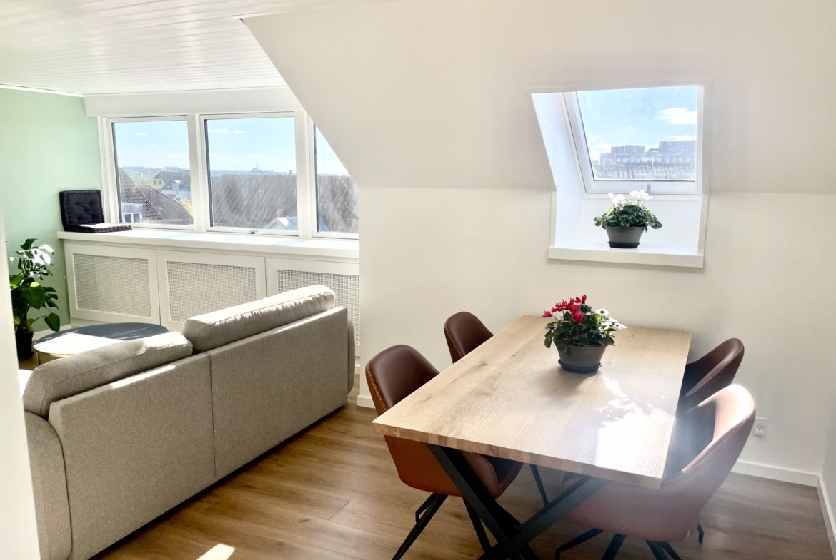 Lys “ny” lejlighed, gammel bymidte, Fredericia